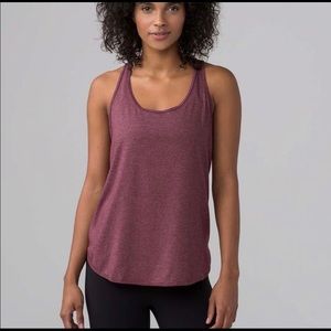 NWT! Lululemon 105 Singlet Silver Tank, Size 8